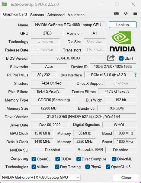 次旗舰RTX 4080移动版独显性能如何？实测揭晓答案