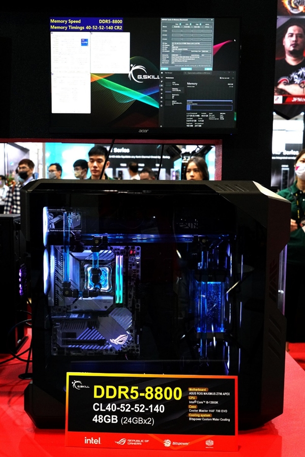 芝奇于Computex 2023 展示多款极速DDR5主机 最高达 DDR5